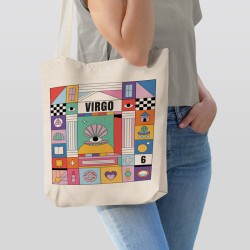 Πολύχρωμα Ζώδια - Παρθένος (Τσάντα  Αγοράς) Πολύχρωμα Ζώδια - Παρθένος (Τσάντα  Αγοράς)